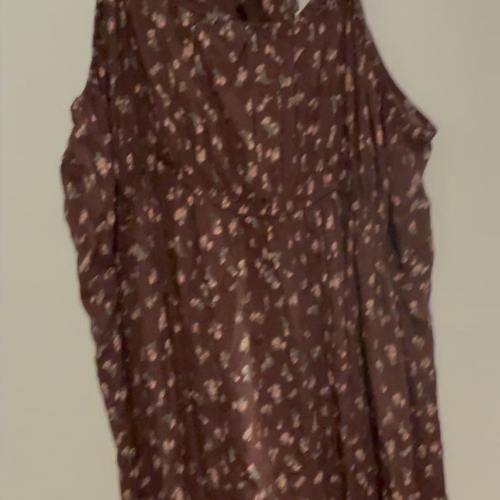 Torrid Brown Floral Maxi Dress